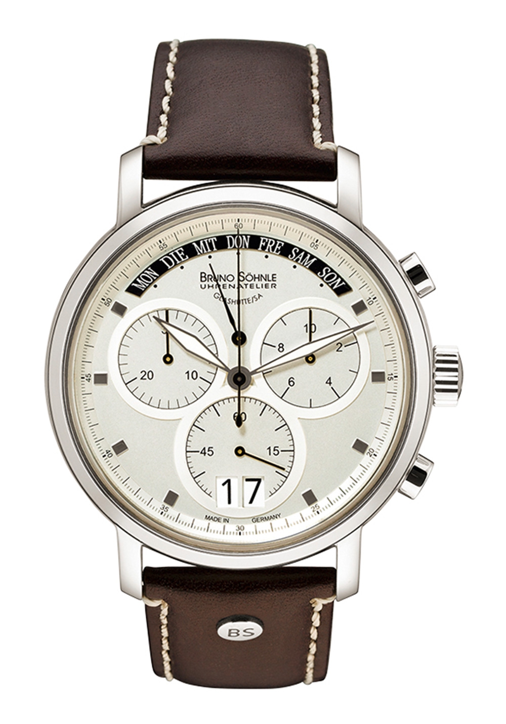 Bruno Söhnle Marcato Herrenchronograph Beige 17-13143-241