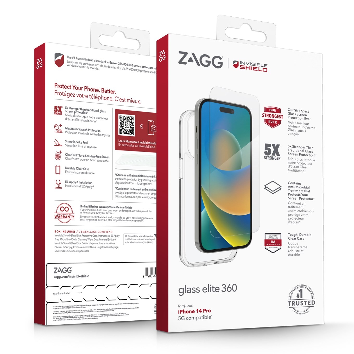Invisible Shield Glass Elite 360 for iPhone 14 Pro
