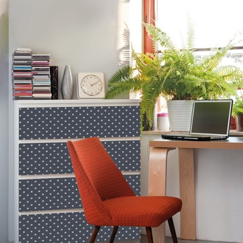 Decoratiefolie Sterren grijs 346-0653 45x200 cm