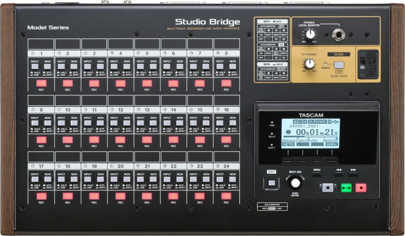Tascam - Studio Bridge - Audiorecorder - Zwart - Robuuste Constructie