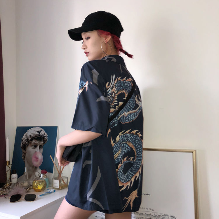 RONIN - T-shirt met korte mouwen en drakenprint