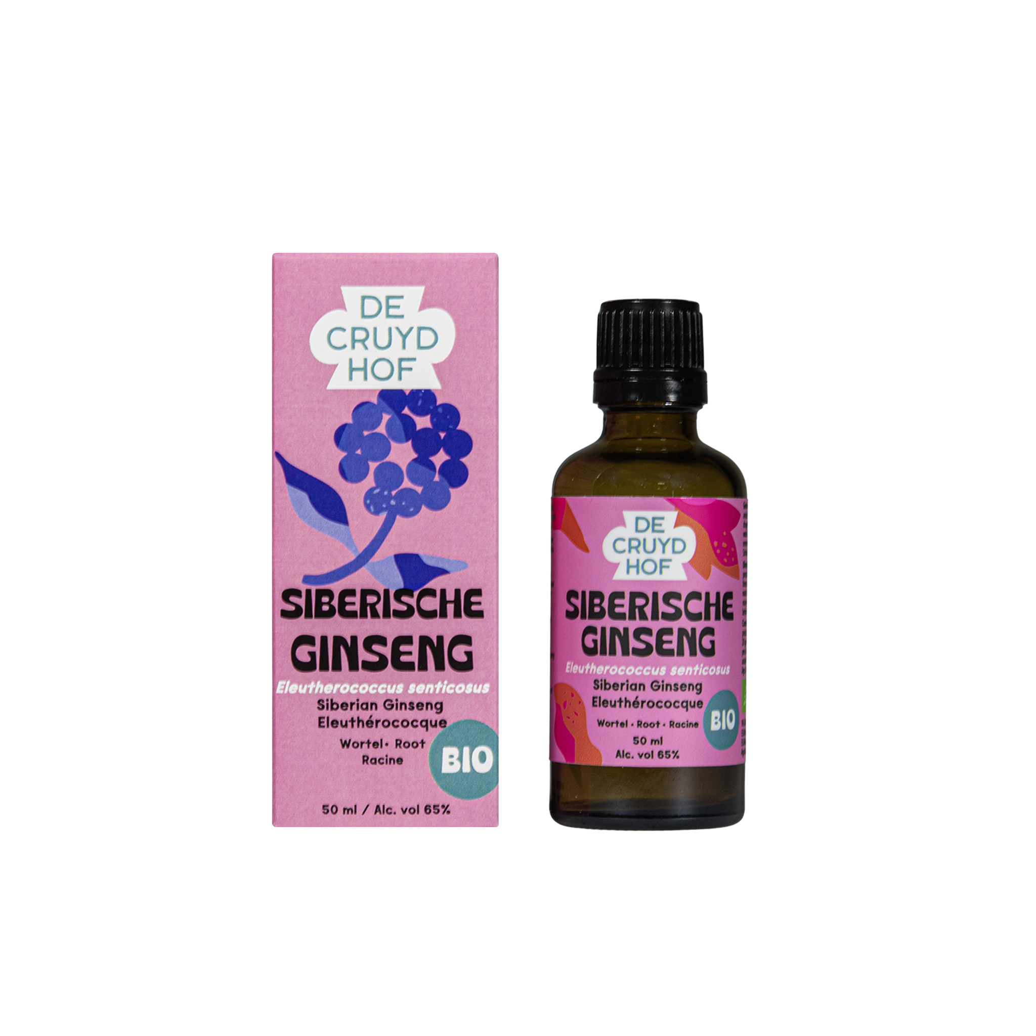 Cruydhof Eleutherococcus Senticosus Rad/Siberische Ginseng Bio (50 ml)