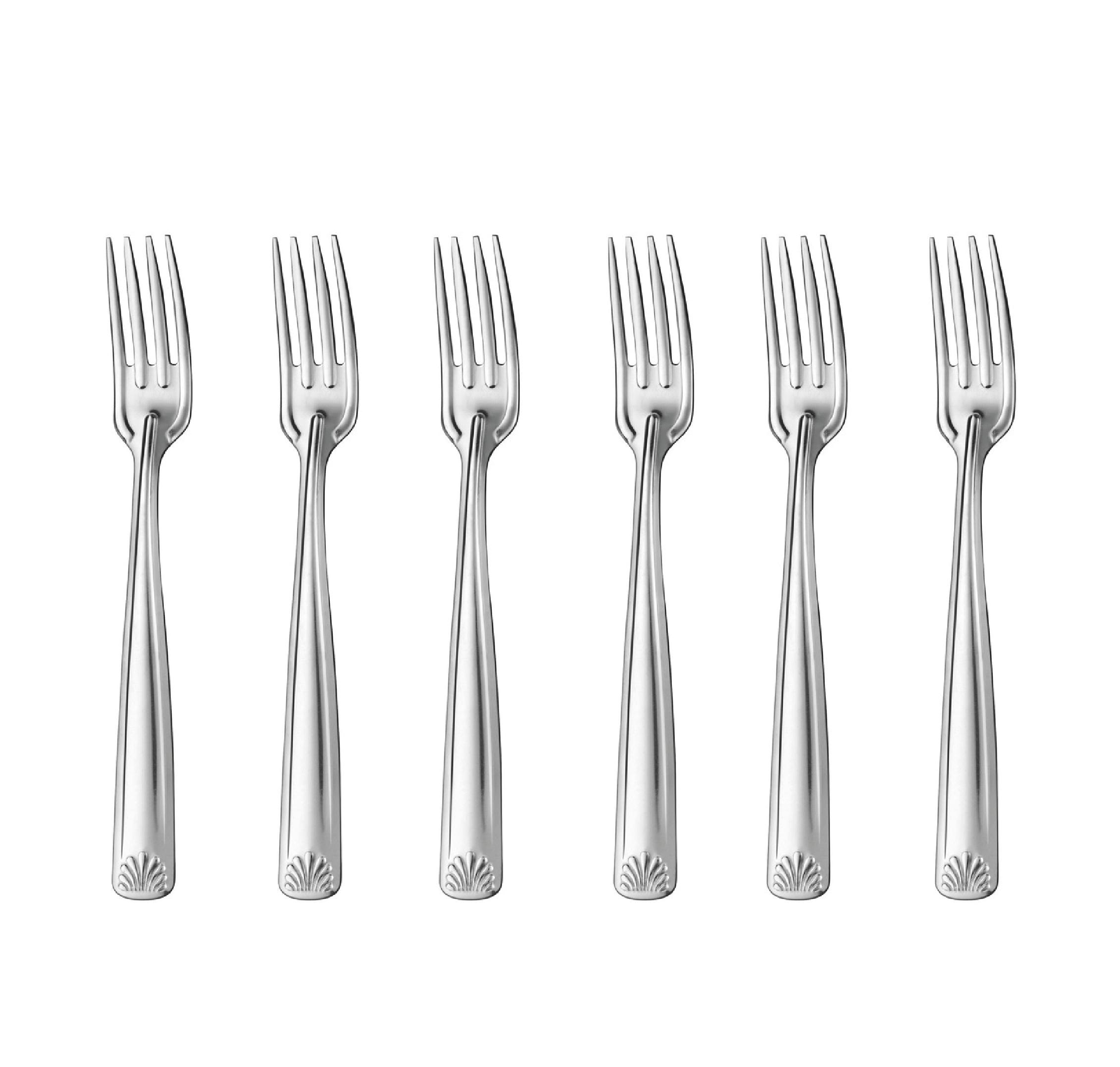 RIGA LOT 6 FOURCHETTES INOX EN VRAC
