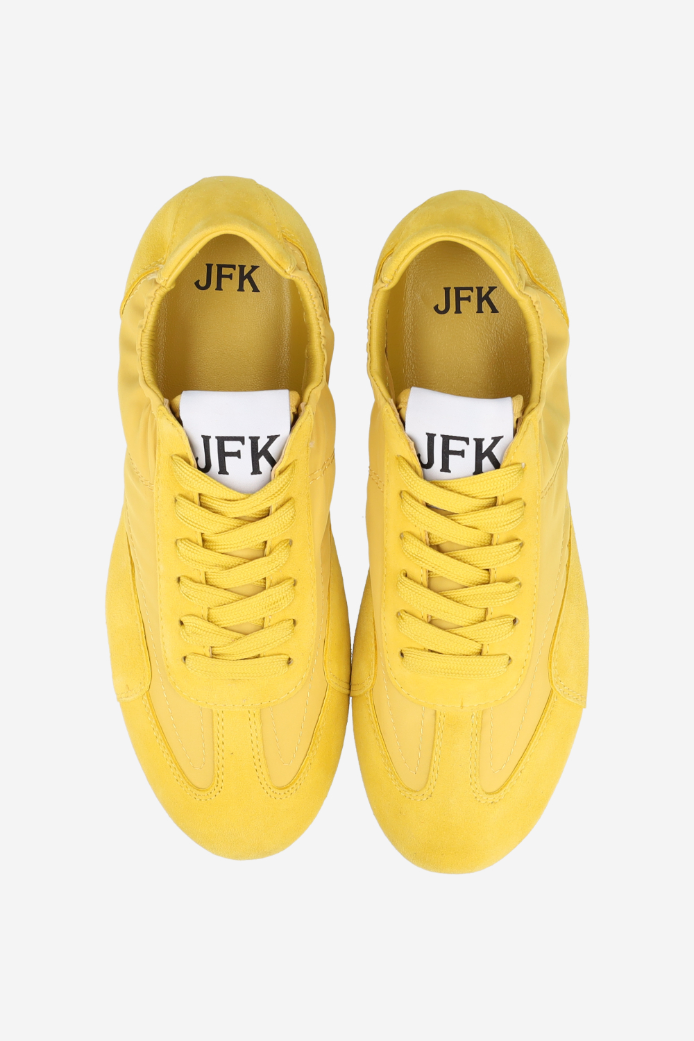 Nylon / suede sneakers