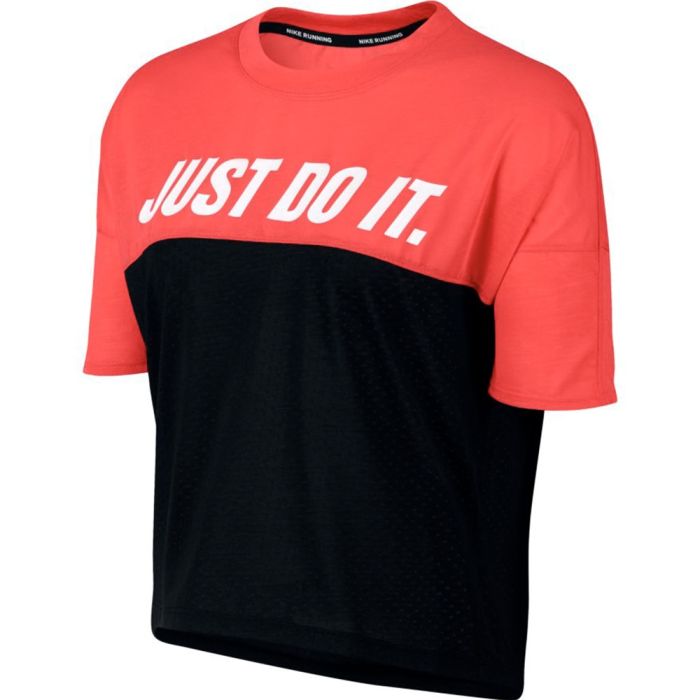 Nike Dame T-shirts Tailwind Top SS SD