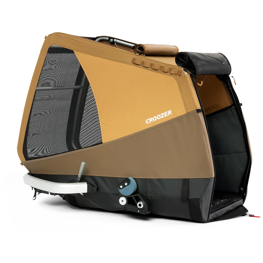 CROOZER Hundefahrradanhänger Dog Mikke Sundown yellow