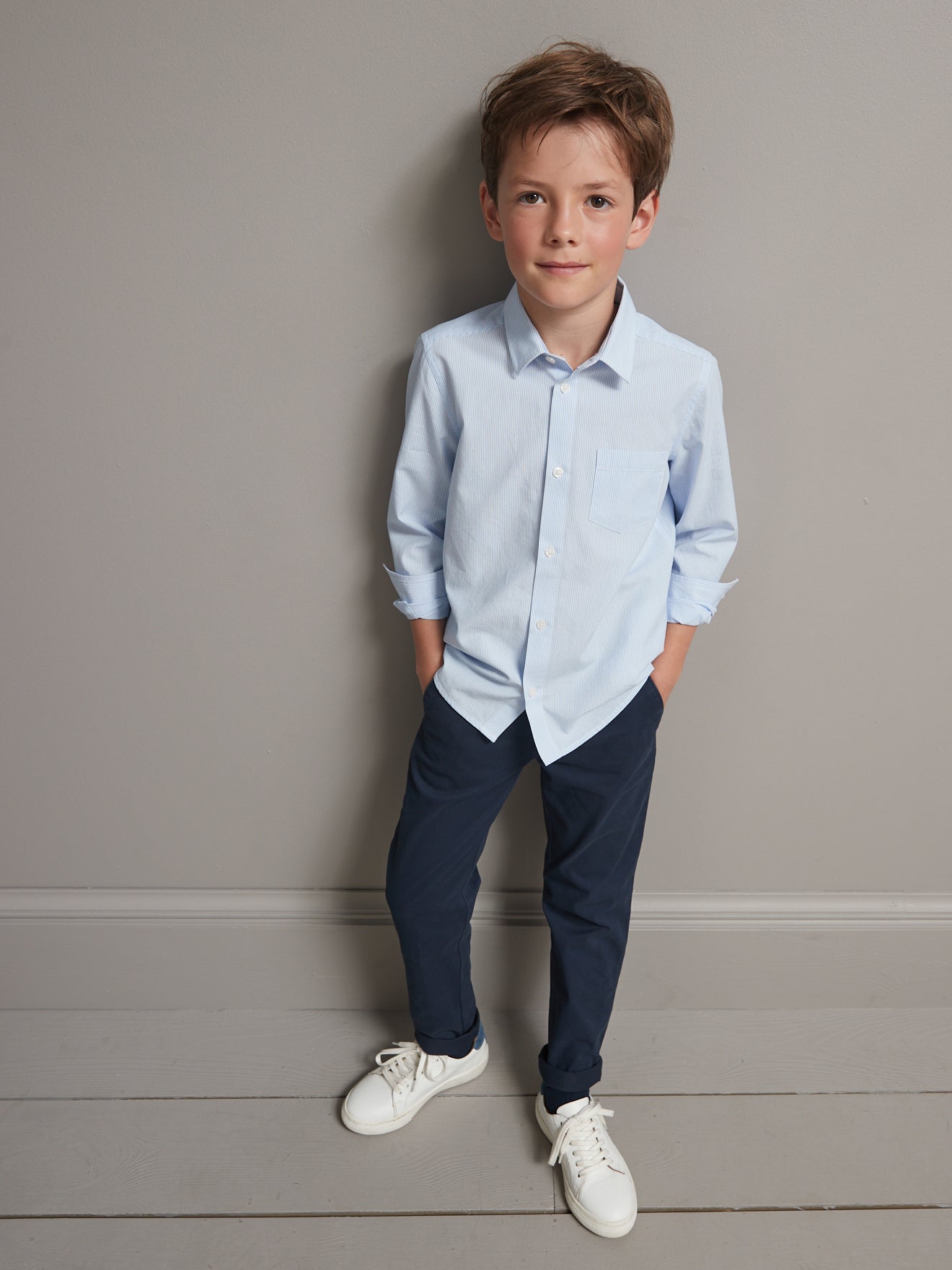 Chemise rayée garçon