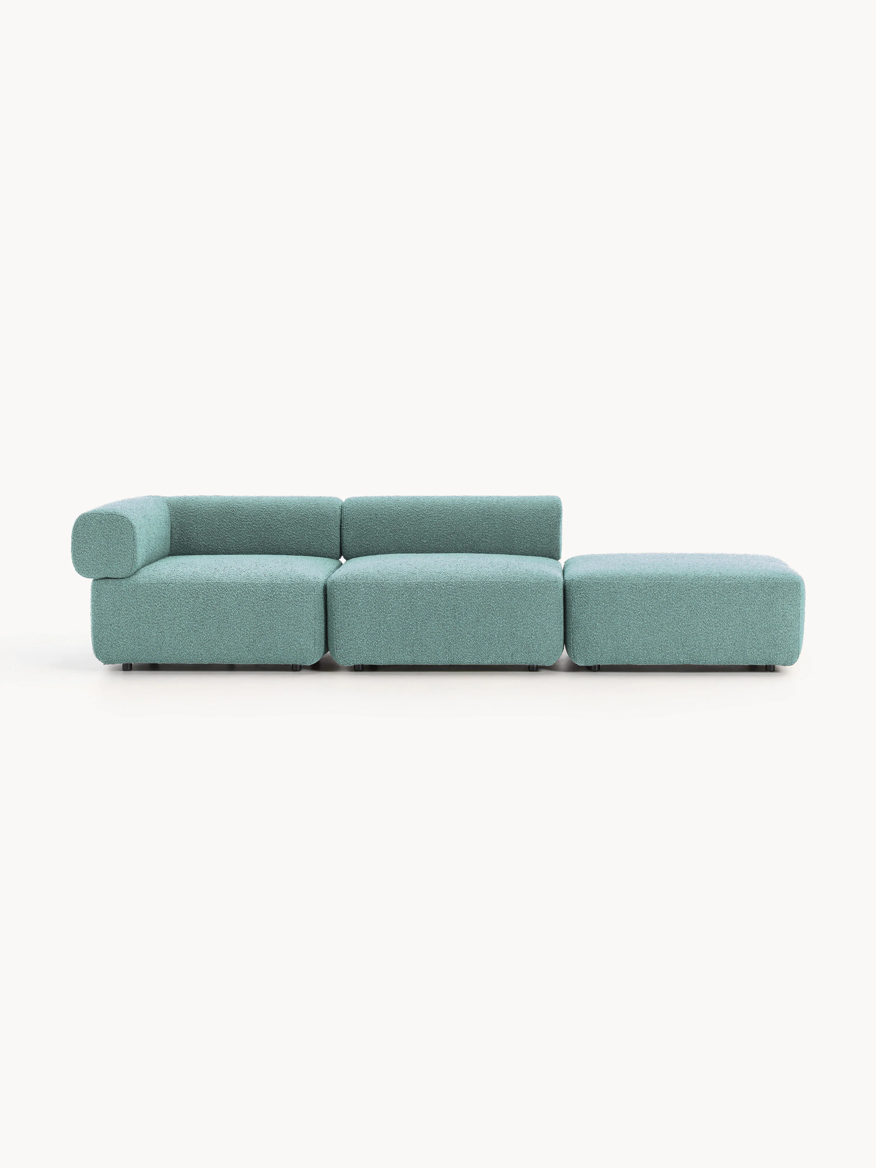 Modulaire bouclé poef Anton