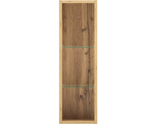 Wandplank van Möbelpartner Alina, afmetingen (B x H x D): 21,6 x 70,7 x 16 cm, eiken landelijke stijl