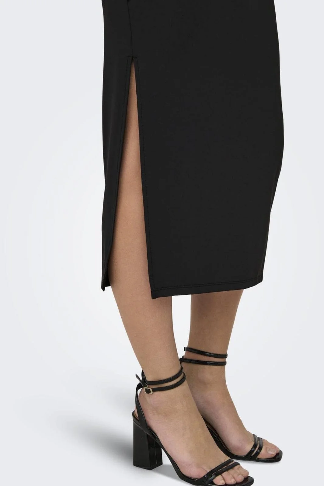 Only Onlea S/L Long Slit Dress Now