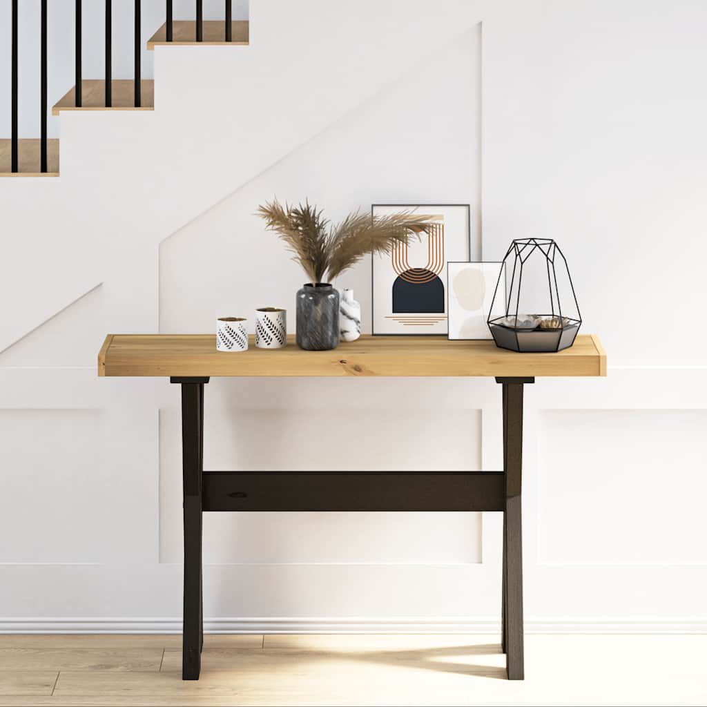 vidaXL Consoletafel, NOAIN, 120x30x75 cm, massief grenenhout