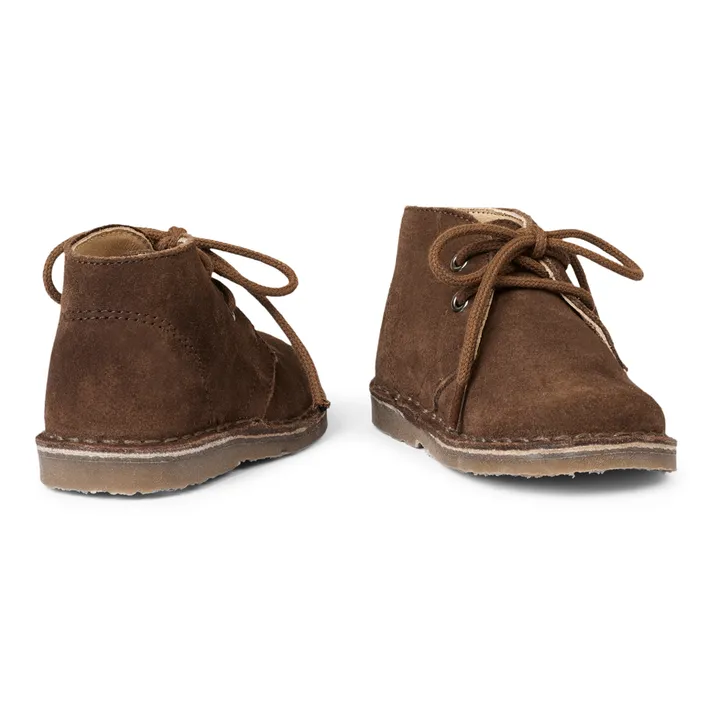 Petit Nord Boots Lacets Desert  | Marron