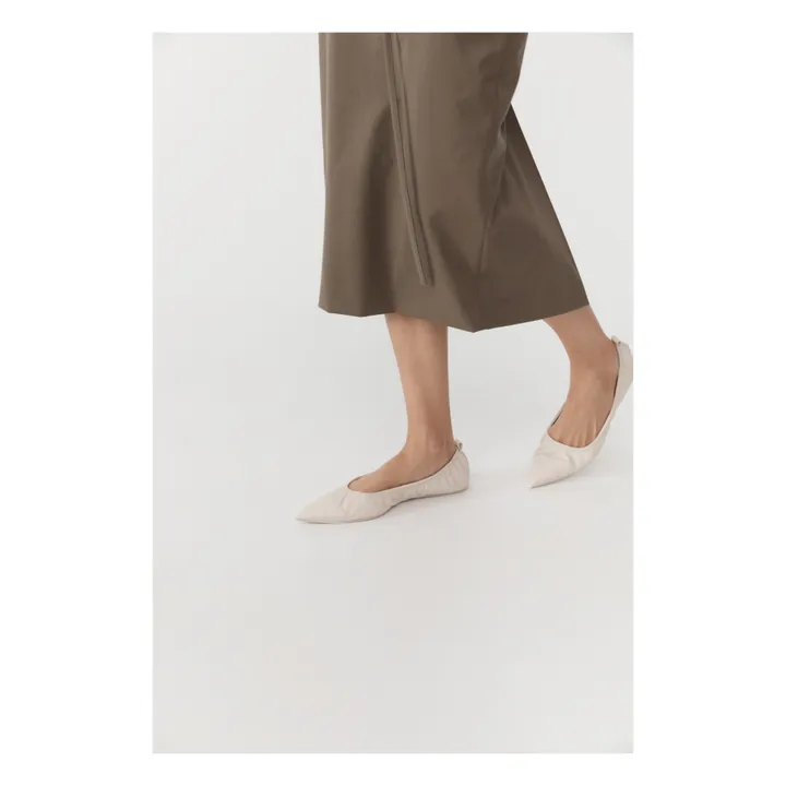 St Agni Ballerines Cuir | Blanc
