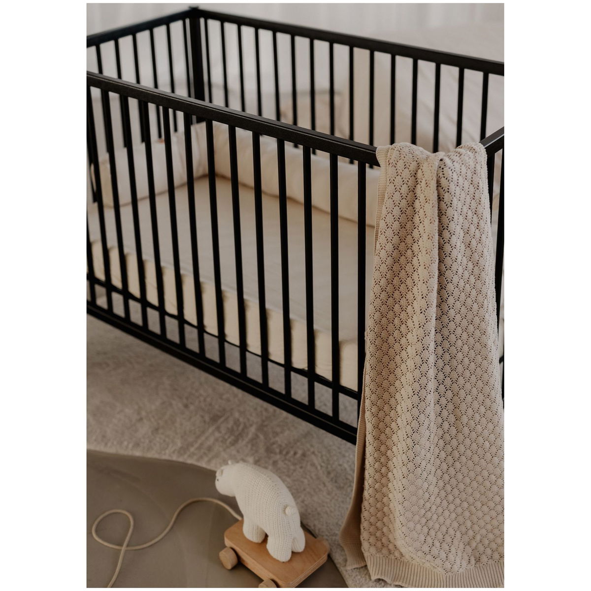 SÄMANNSÄMANN   Beistellbett Dreamy schwarz