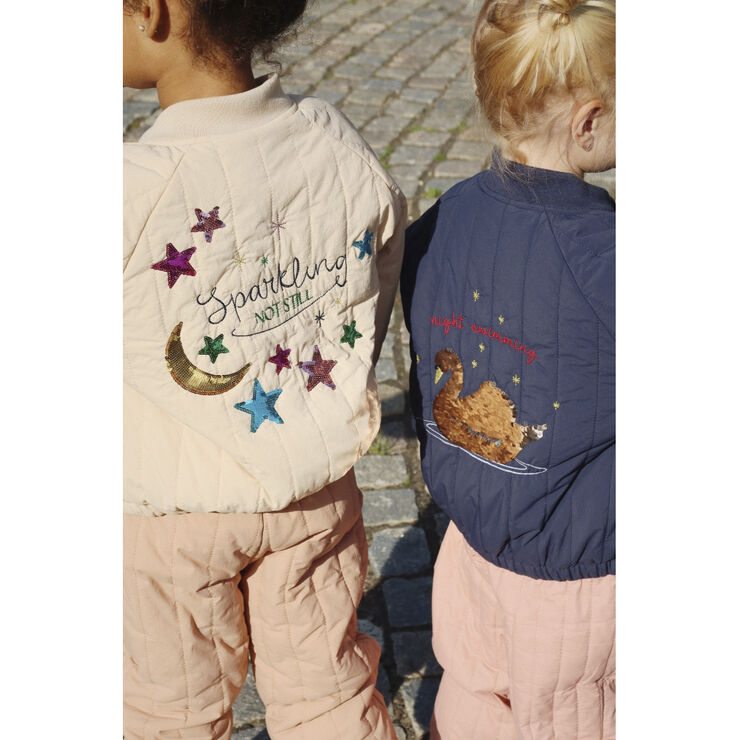 Konges Sløjd JUNO SEQUIN BOMBER JACKET Frappé