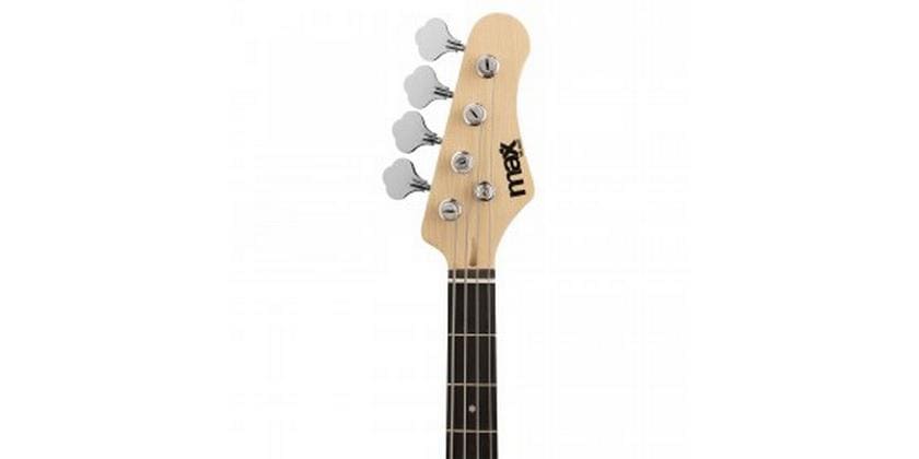 MAX E-Bass GigKit Weiss Bass Gitarrenset