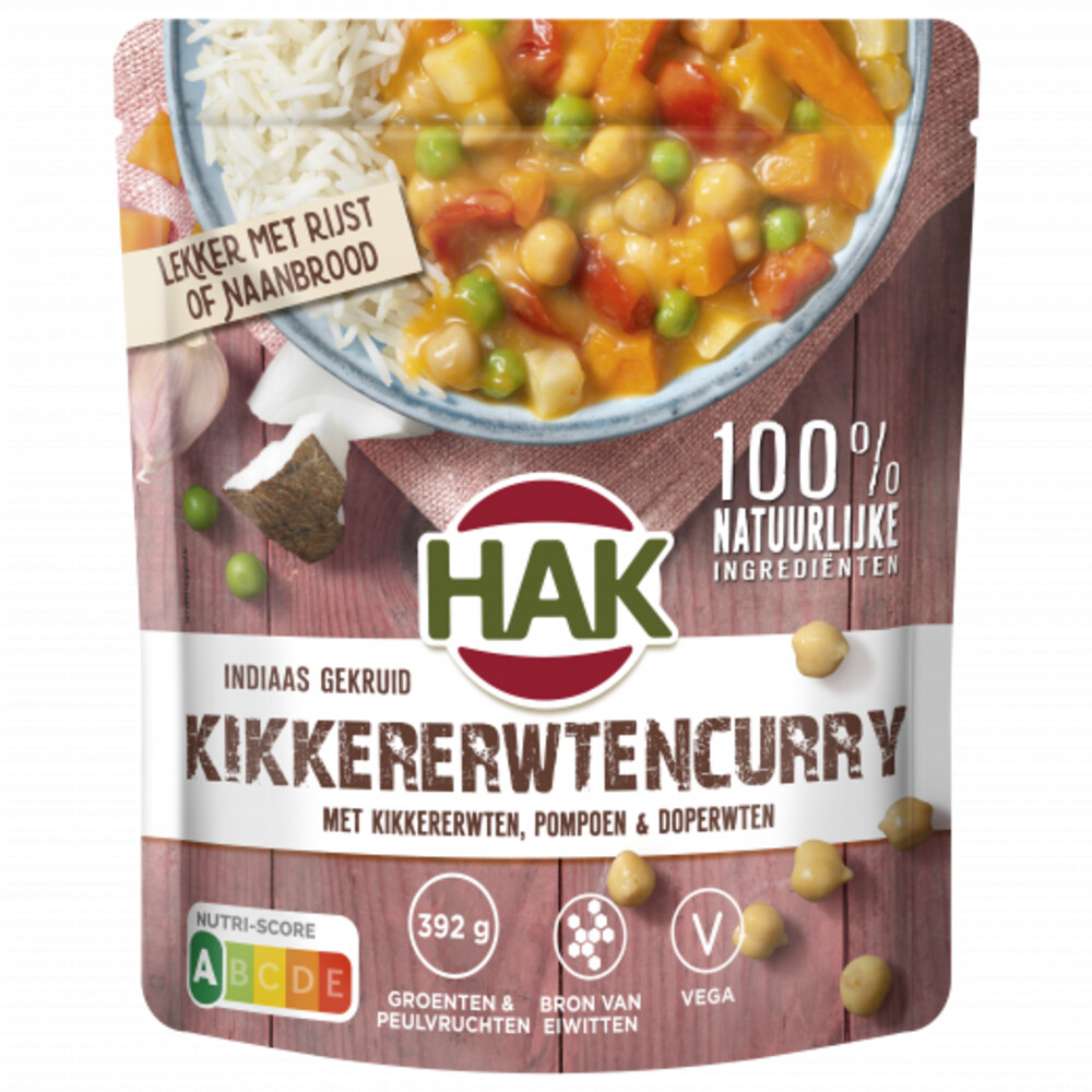 Hak Kikkererwtencurry 6 x 550 gr