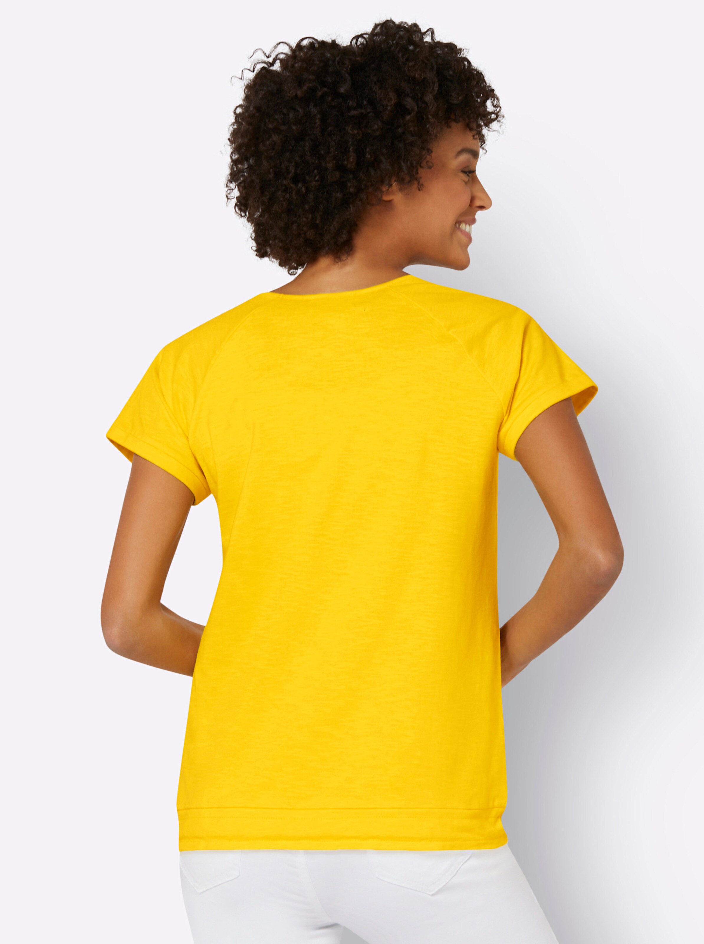 Shirt in sonnengelb