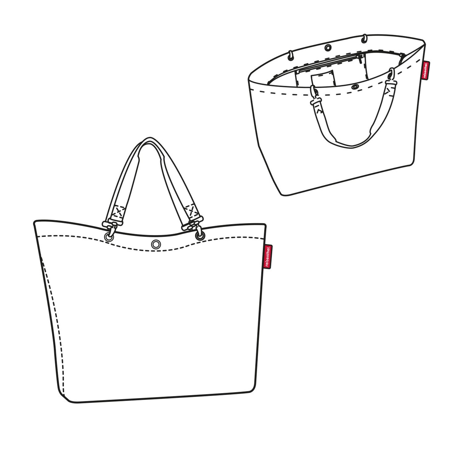 Reisenthel Shopping Shopper XL twist sky rose