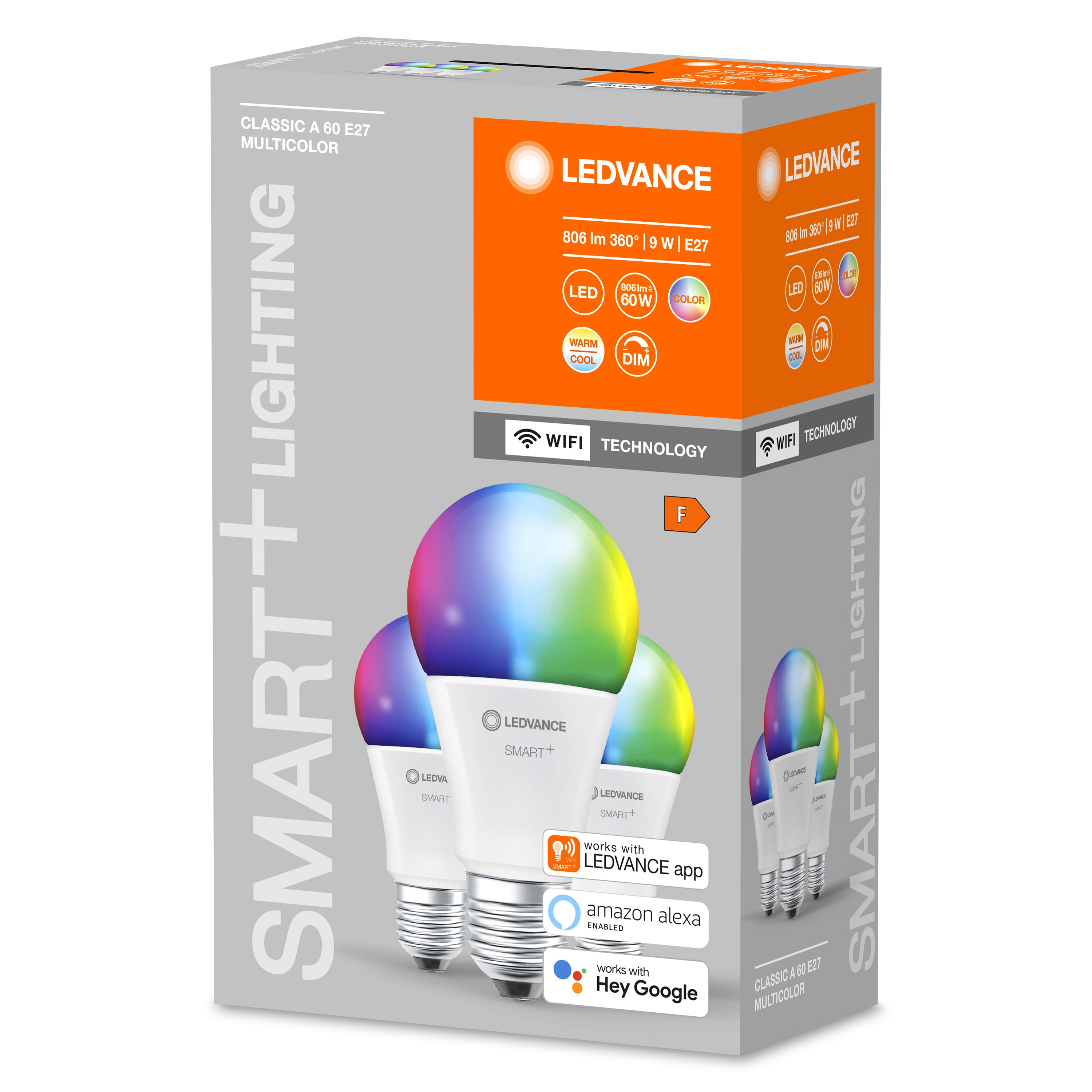 Osram TRIO PACK SMART+ WiFi Classic A60 DIM RGBW2700K E27 FR