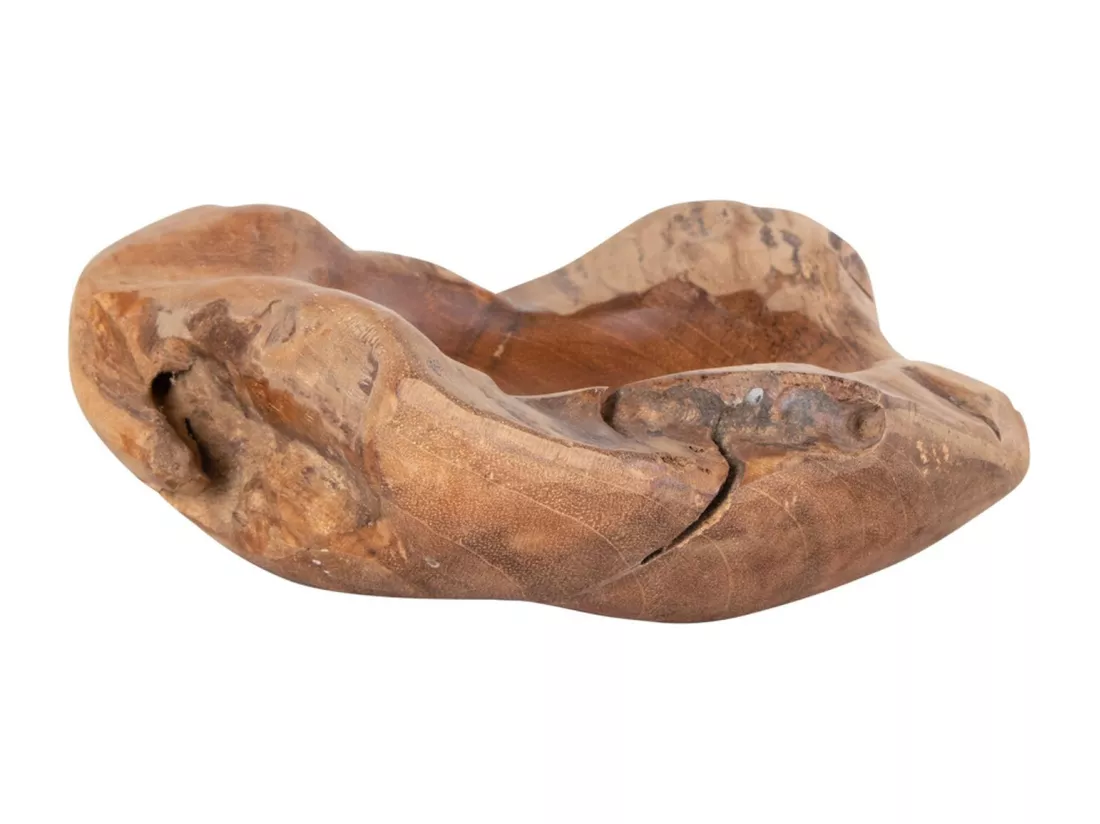 Bol en teck Ø 20 x 8 cm