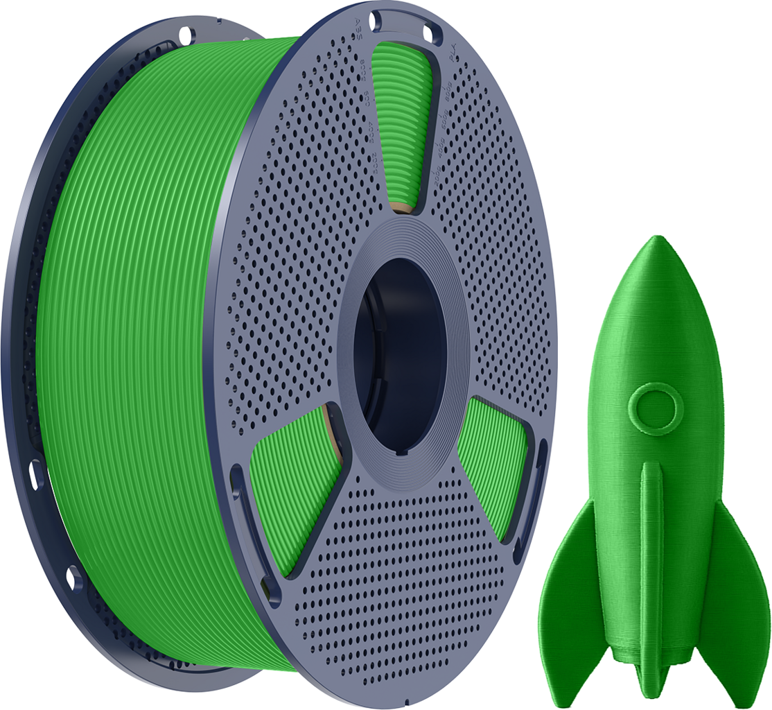 SUNLU  High-Speed PLA Green, 1,75 mm / 1000 g    PLA Filament speziell für den Hochgeschwindigkeitsdruck
