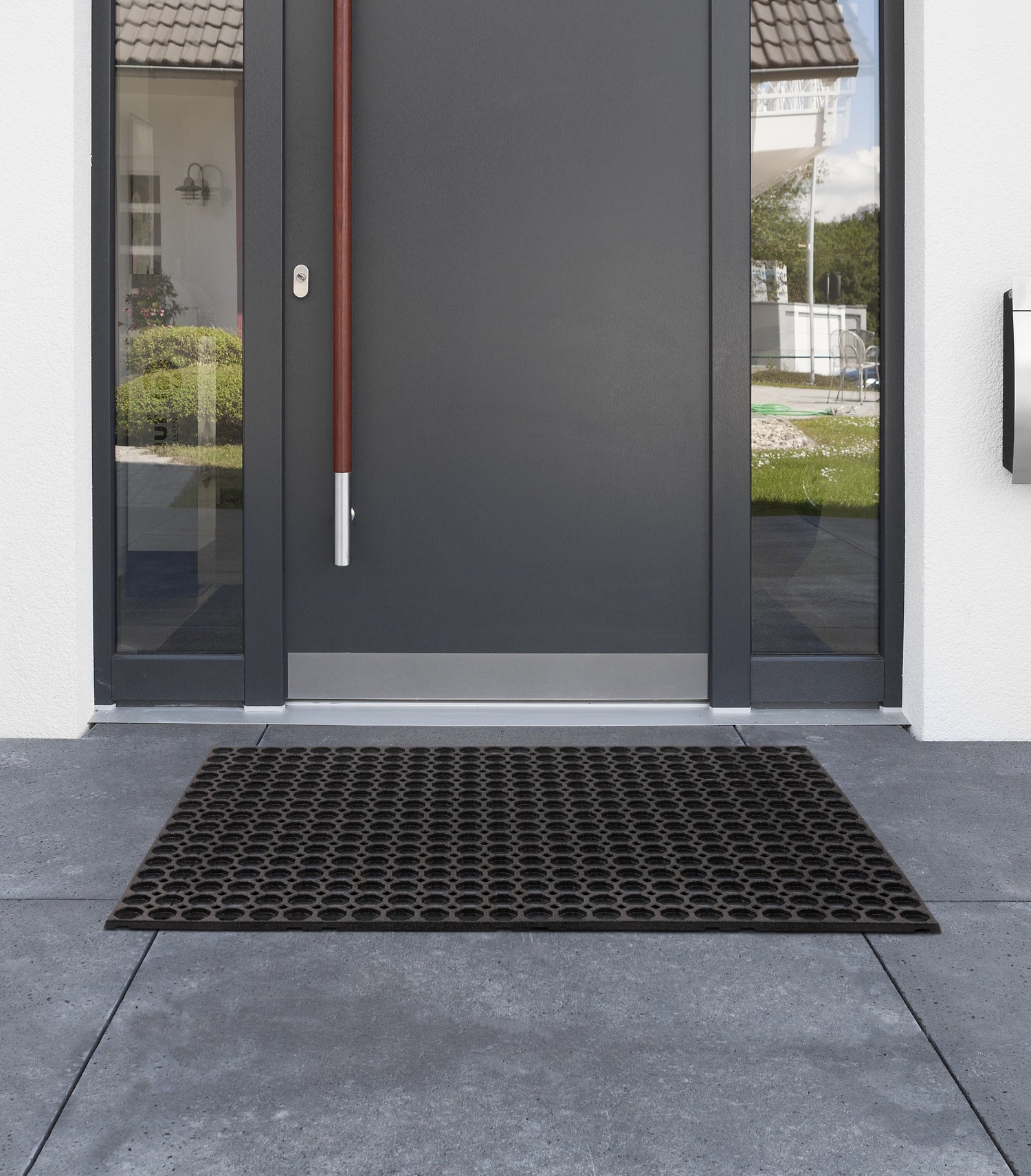 Multy Home buitenmat Honey Comb zwart 120 x 80 cm