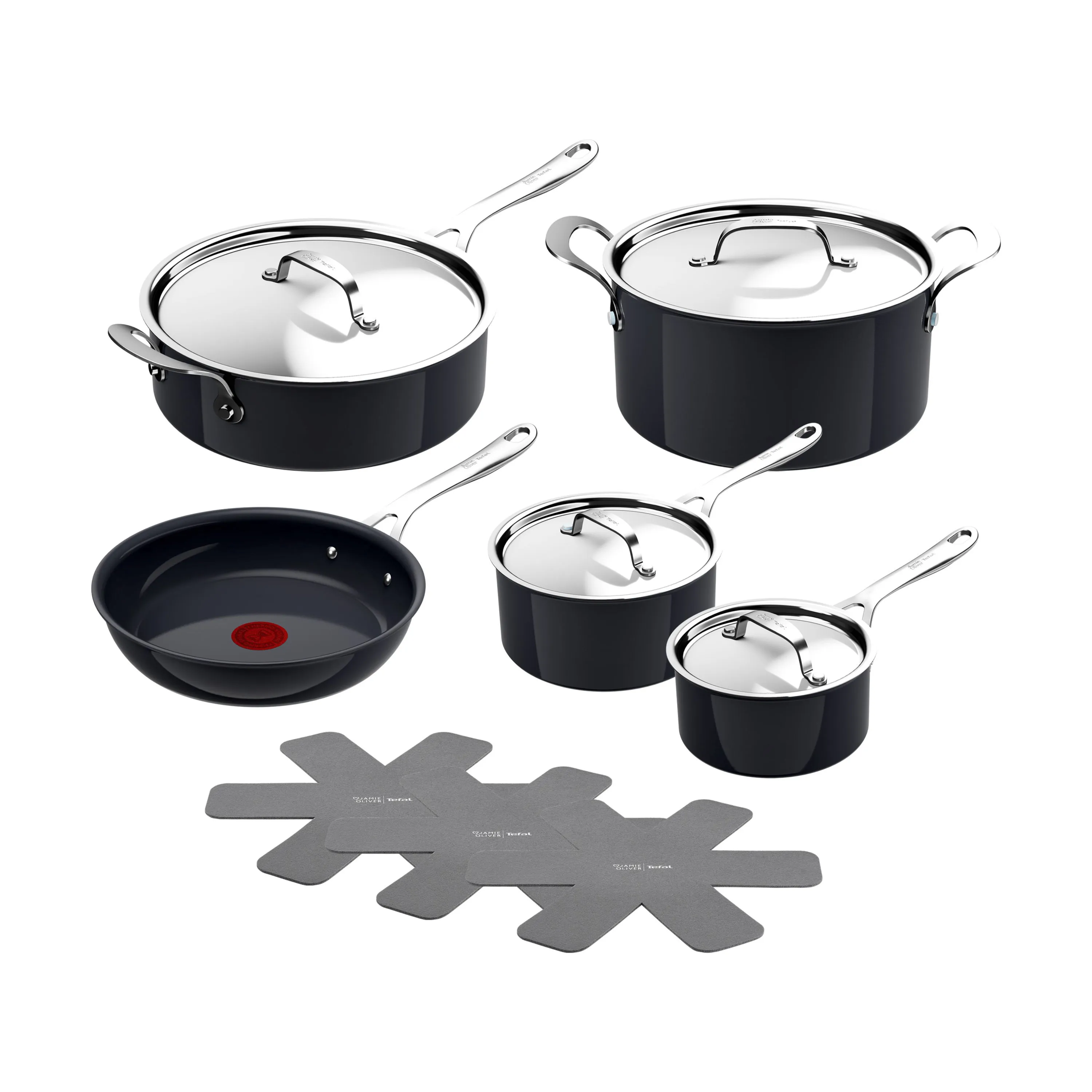 Jamie Oliver by Tefal Enjoy Grydesæt - 12 dele
