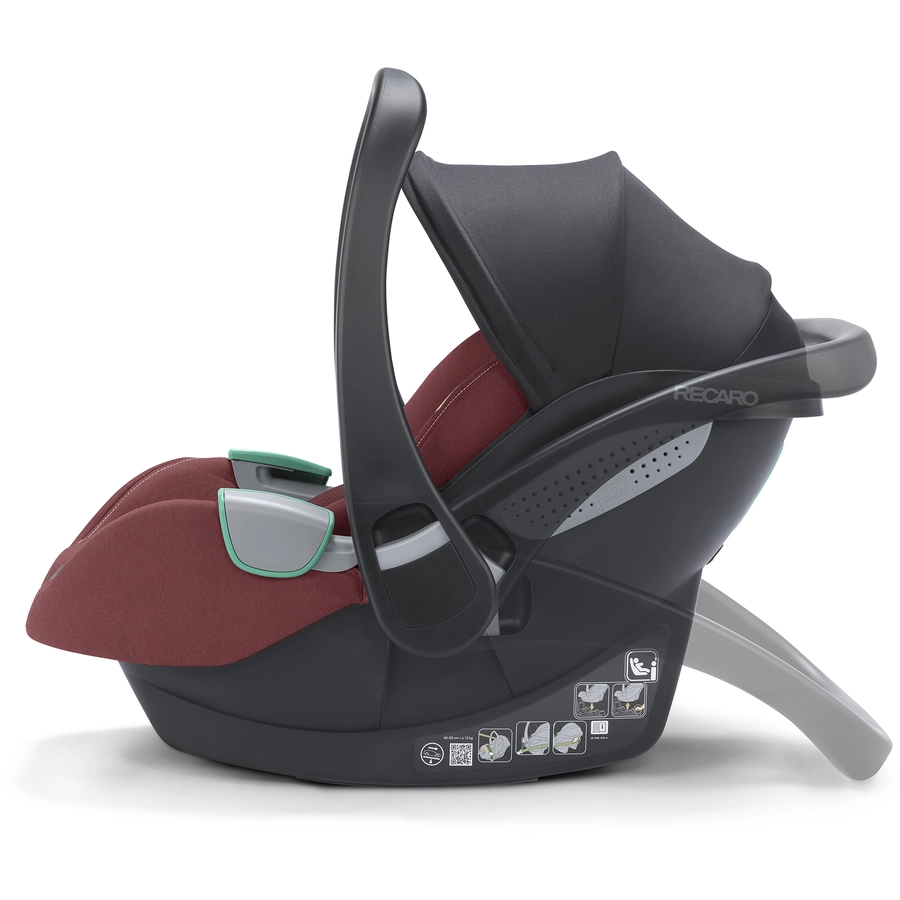 RECARO Babyschale AVAN I SIZE Fibre Black Iron Red
