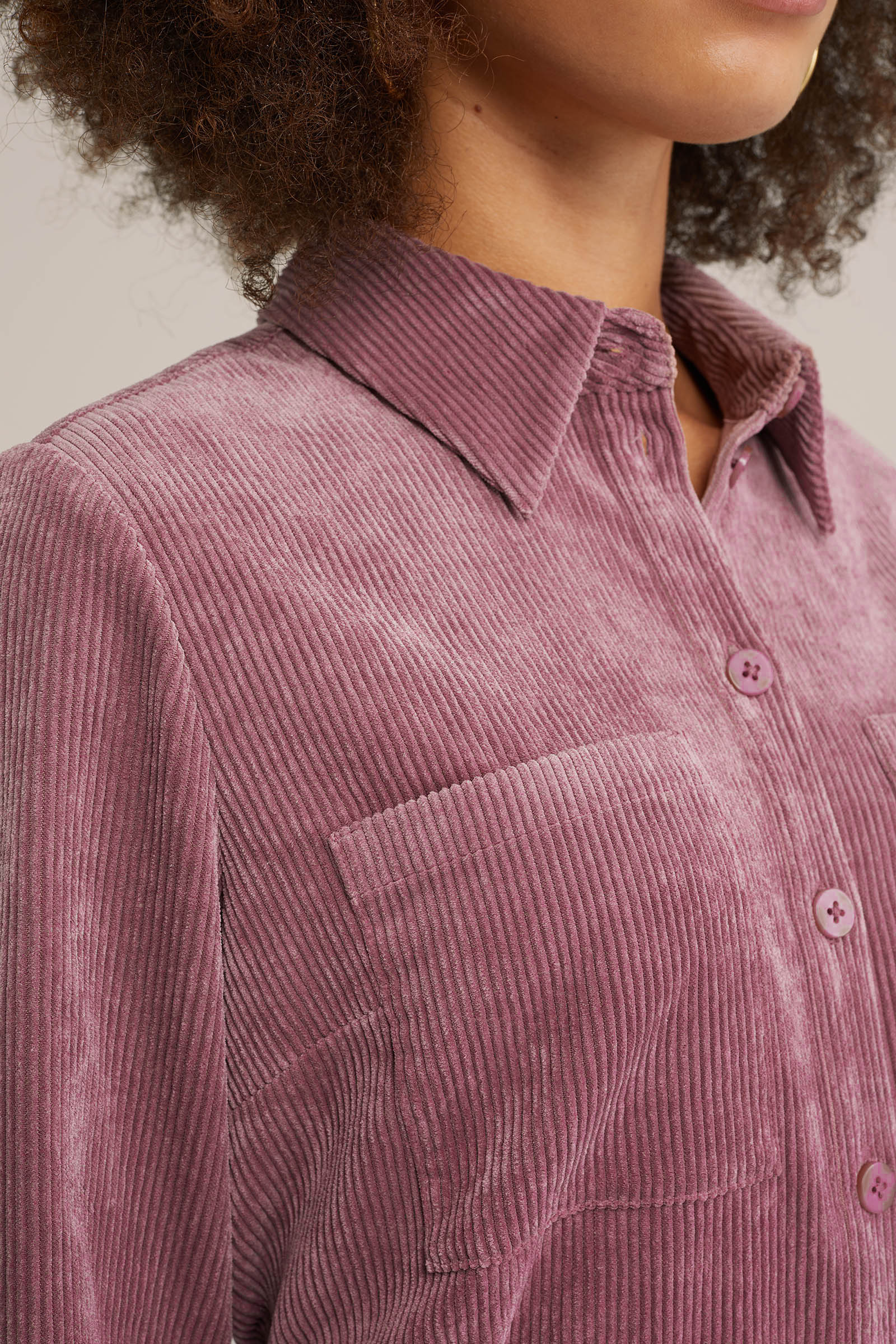 corduroy jurk WE Fashion Oudroze