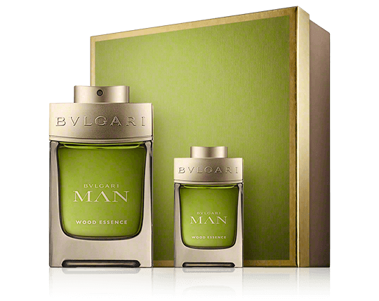 Bvlgari Man Wood Essence Set mit EdP Spray 100ml-15ml