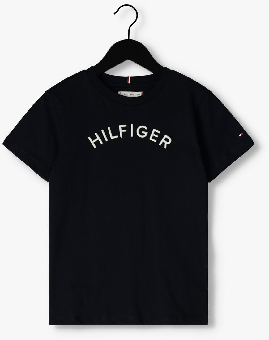 TOMMY HILFIGER donkerblauwe tommy hilfiger t-shirt u hilfiger arched tee