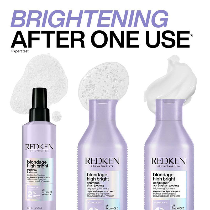 Pré-traitement illuminant pour cheveux blonds Blondage High Bright
