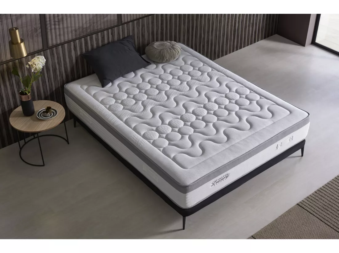 Matelas 160x200 Visco Hotel 5 Etoiles Hauteur 30cm ±2 Antibactérien.