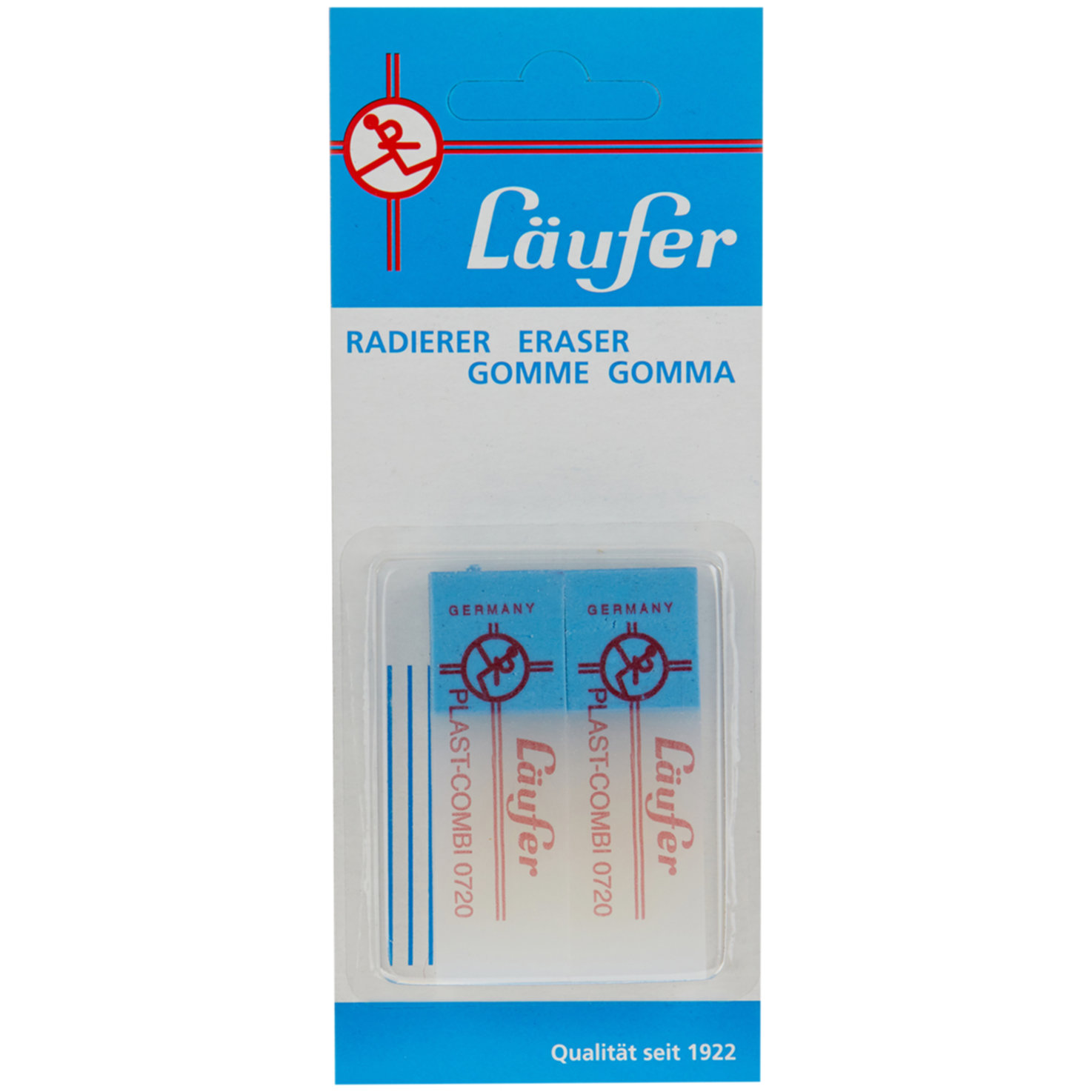 Läufer Radiergummi Combi Plast 720 2 Stück