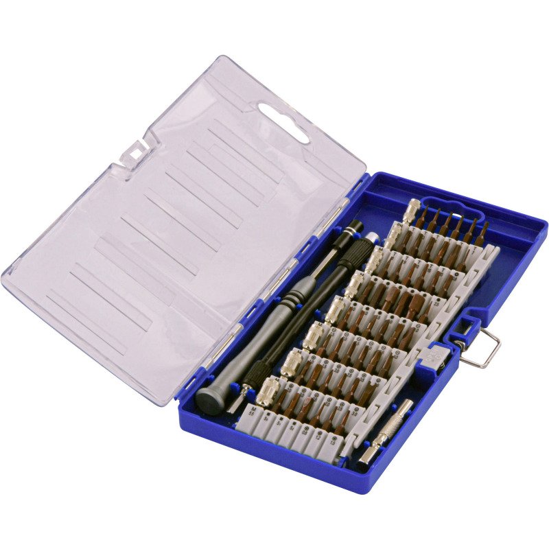 Embouts de vissage de précision et accessoires Tivoly technic - Coffret de 60 Pièces