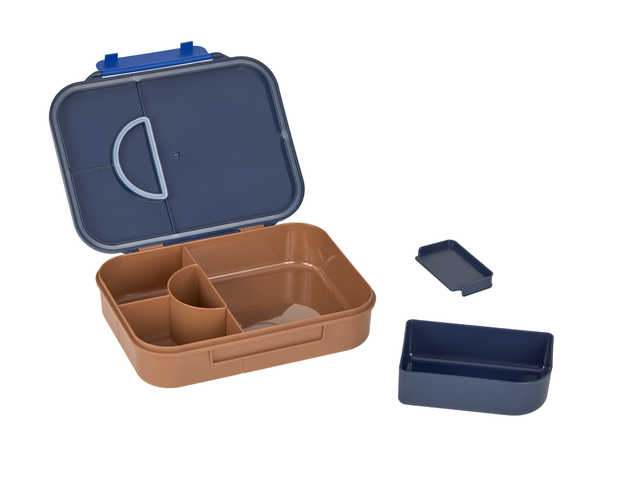 Lassig Lassig Bento lunchbox Little gang Smile Navy
