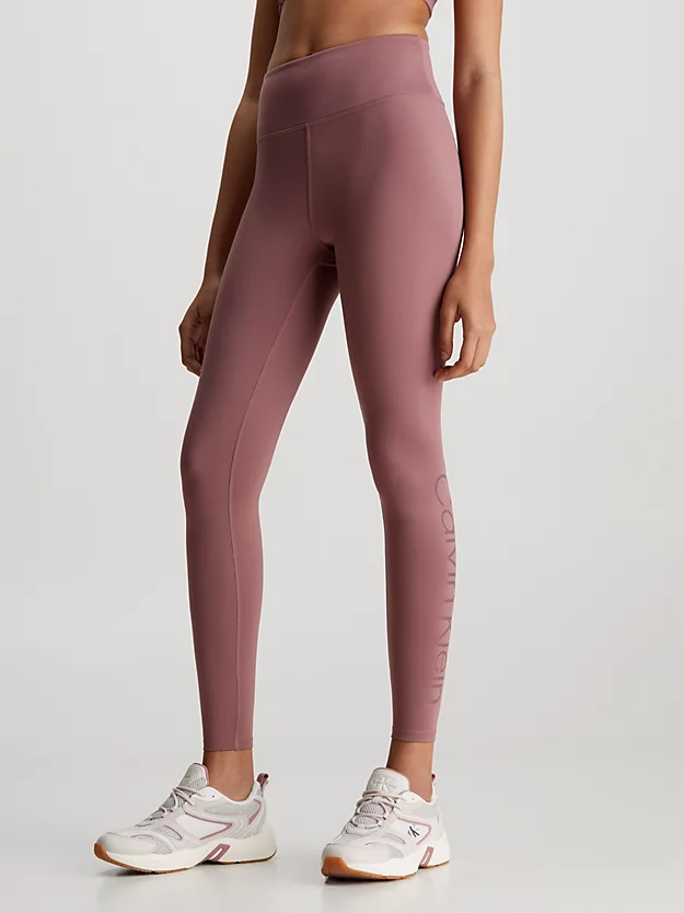 Leggings de ginástica com logotipo