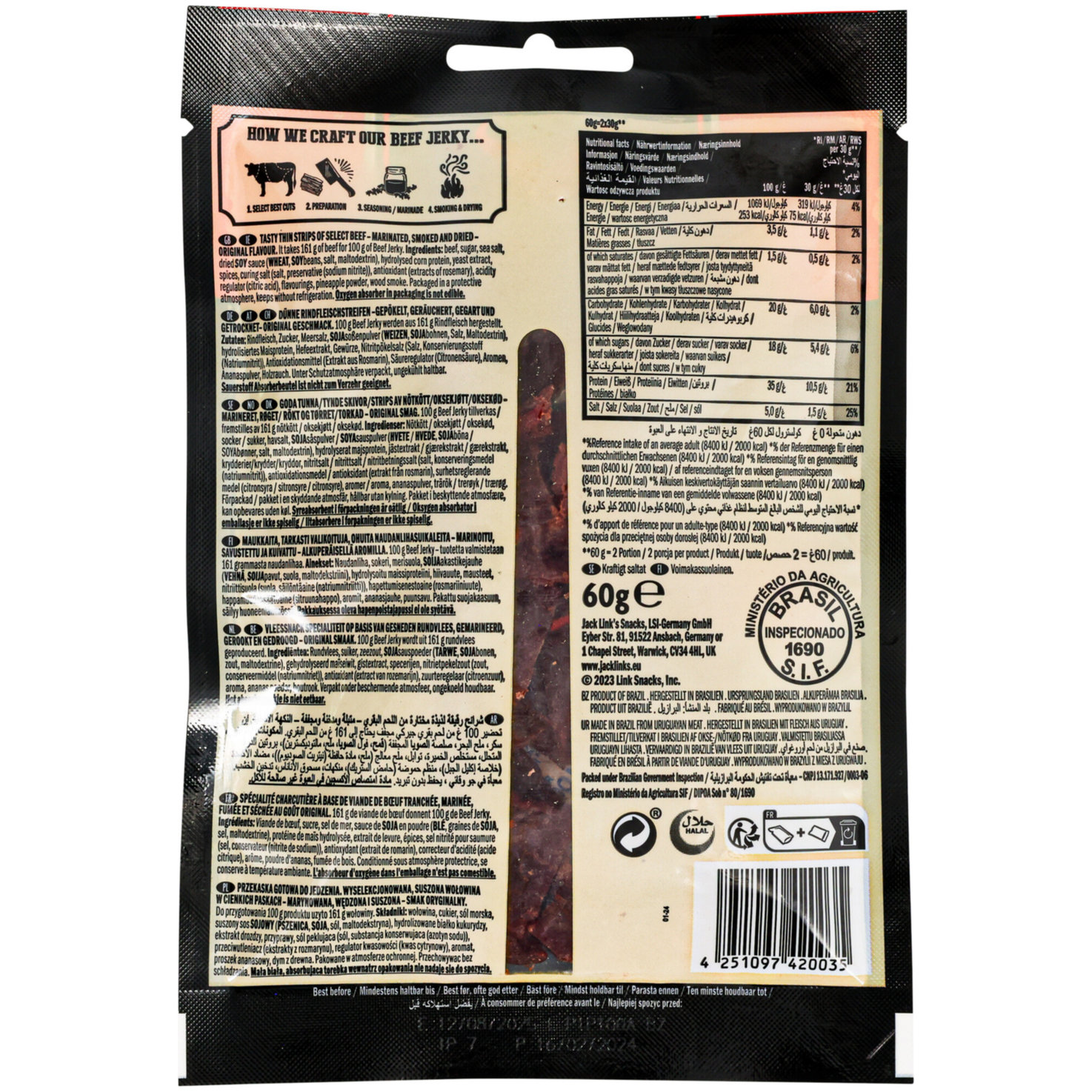 Jack Link's Beef Jerky Original