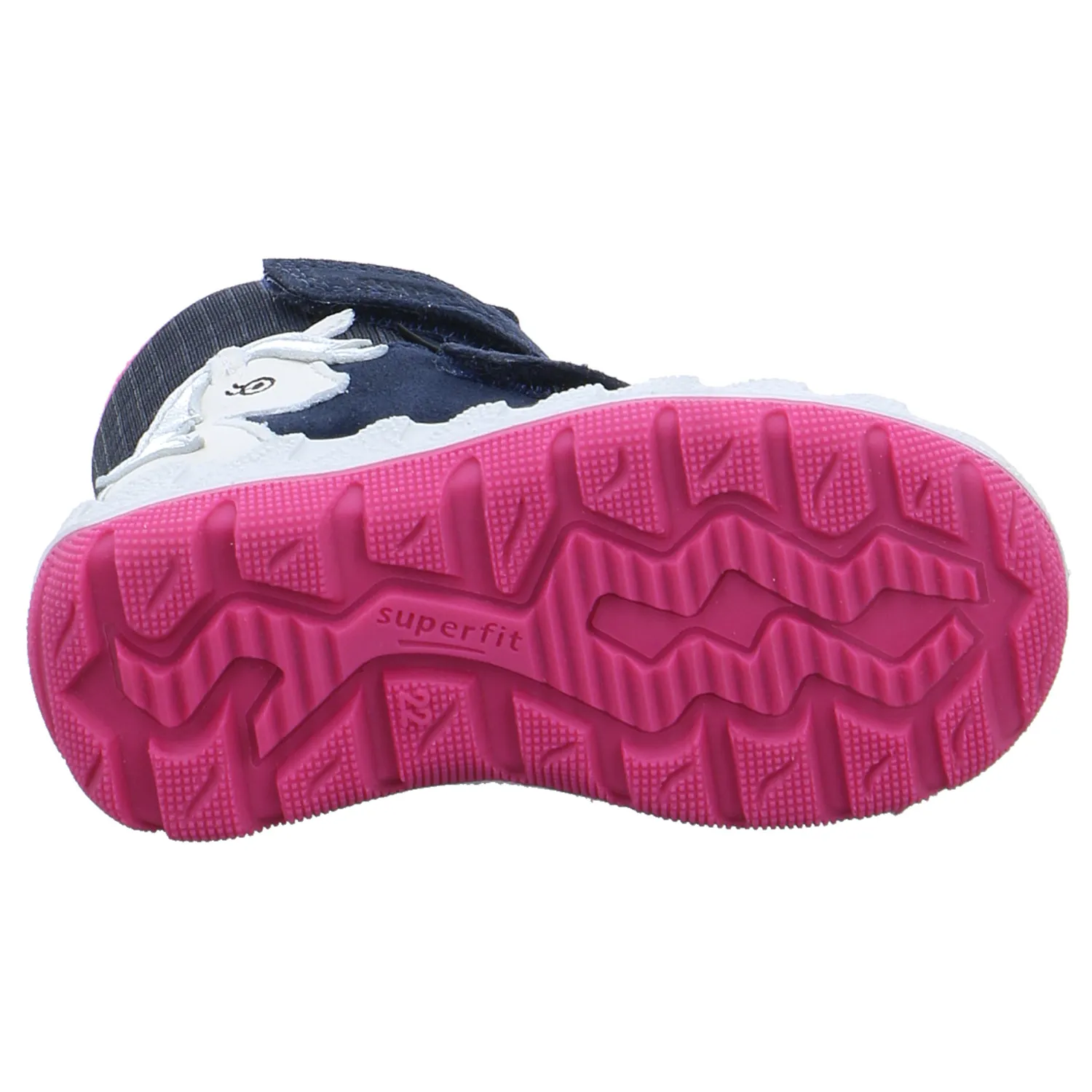 SUPERFIT Kleinkinder-Snowboot  Membran Dunkelblau Textil  Baby-Winterstiefel