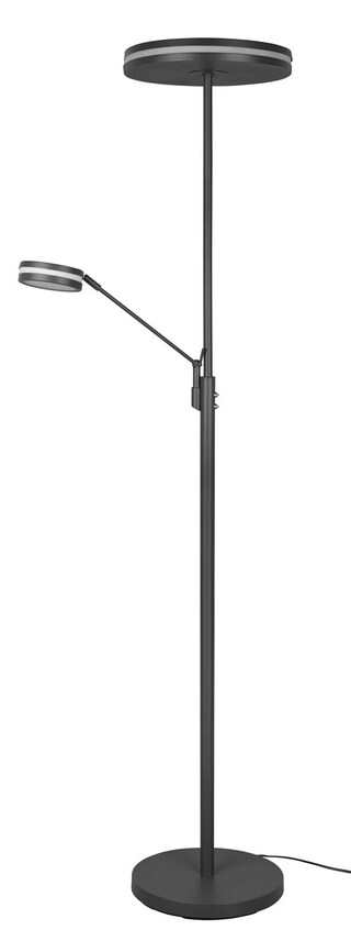 TRIO LED Deckenfluter FRANKLIN 2-flg anthrazit