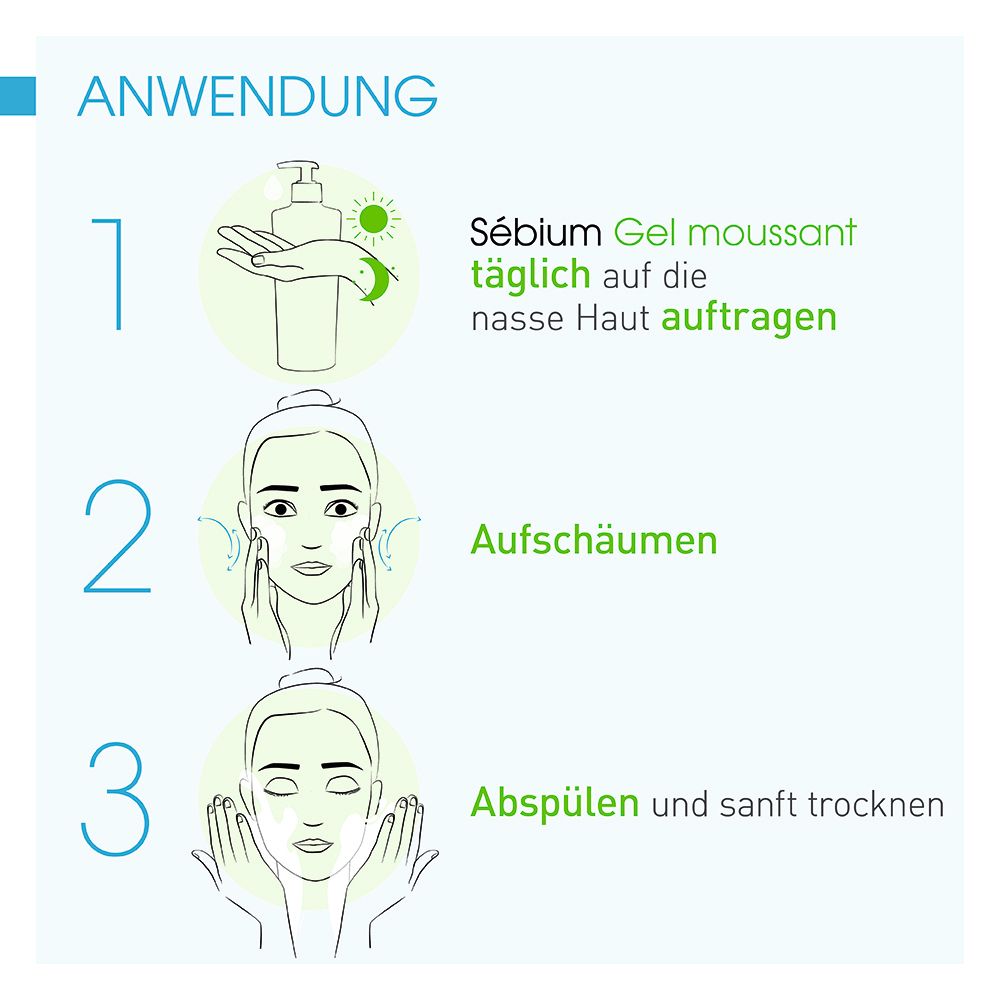BIODERMA Sébium Gel moussant Sanft klärendes Reinigungsgel