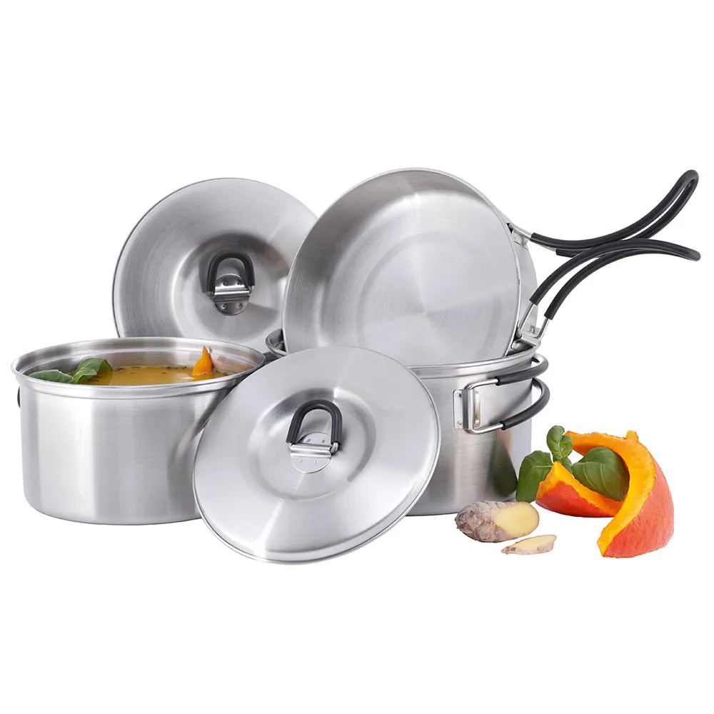 Tatonka -  Tatonka Kochset regular stainless steel