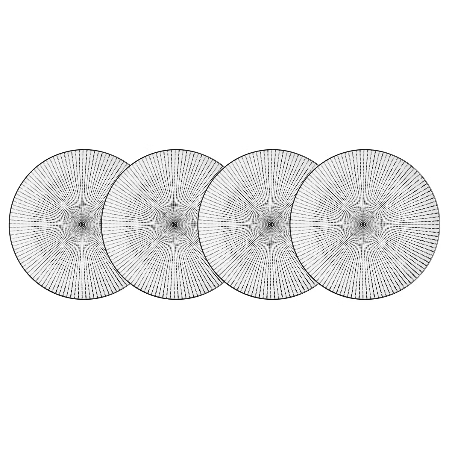 FLEUR Frühstücksteller 4er-Set