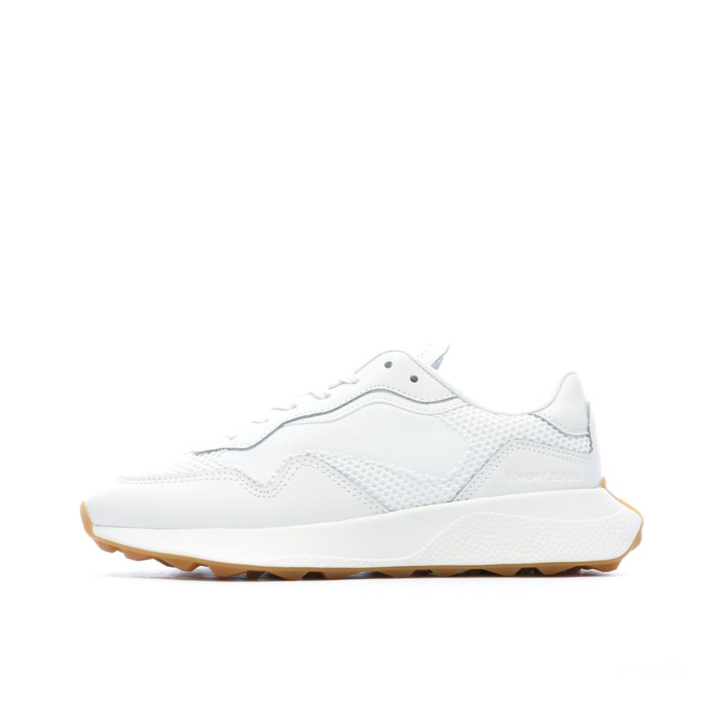 Tommy Hilfiger Baskets Blanches Femme Tommy Jeans New Runner