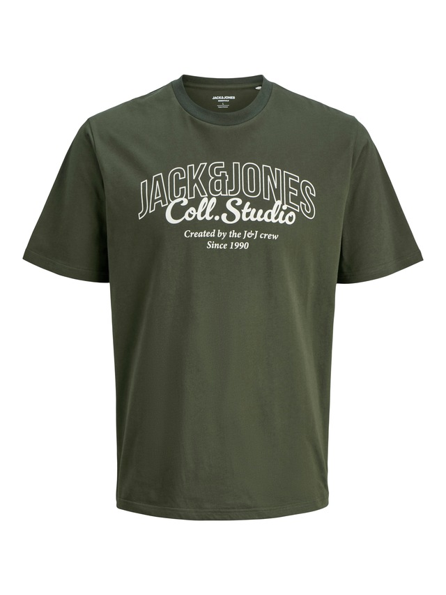 Jack & Jones PlusSize T-Shirt »JJMAKOTO TEE SS CREW NECK 4PK MP PLS«, 4 Stk.