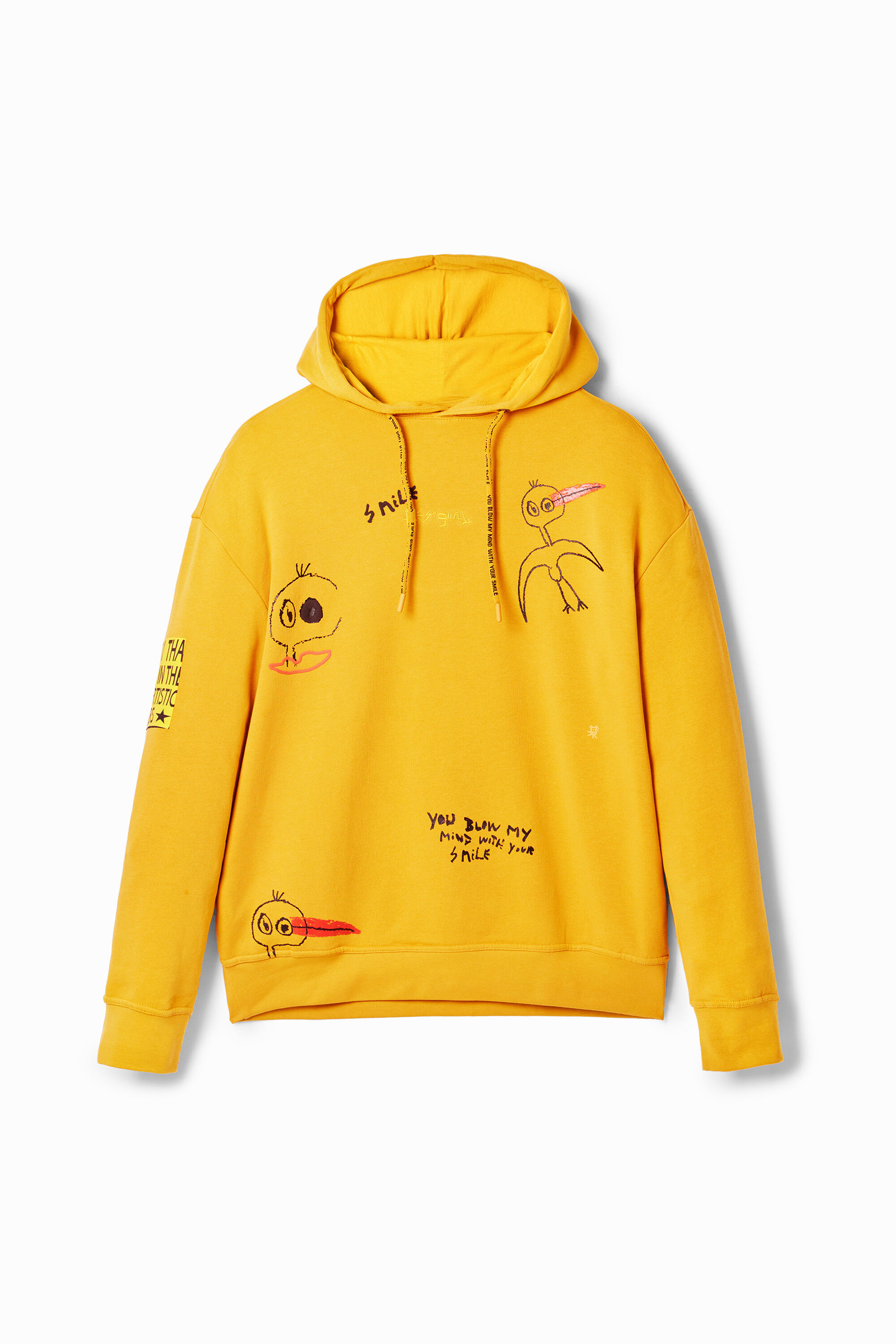 Sweat-shirt capuche oiseaux
