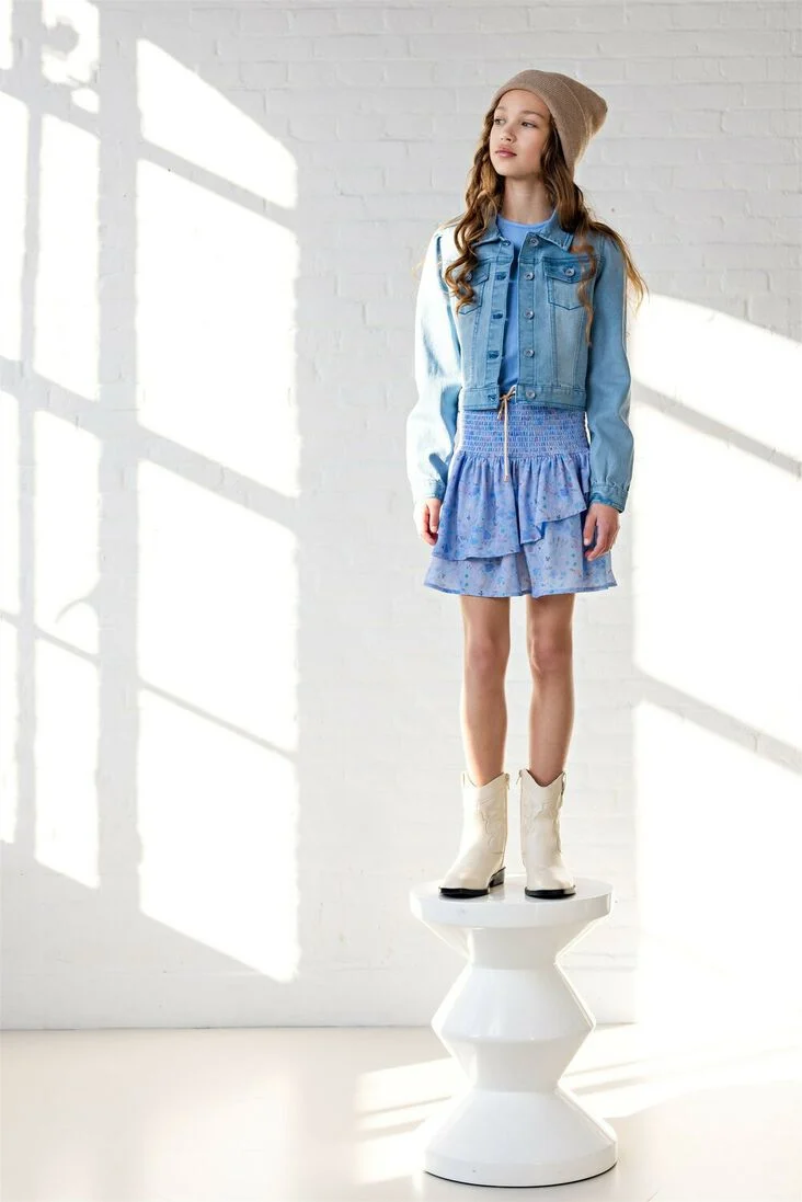 NONO blauwe nono spijkerjas dove girls denim jacket blue