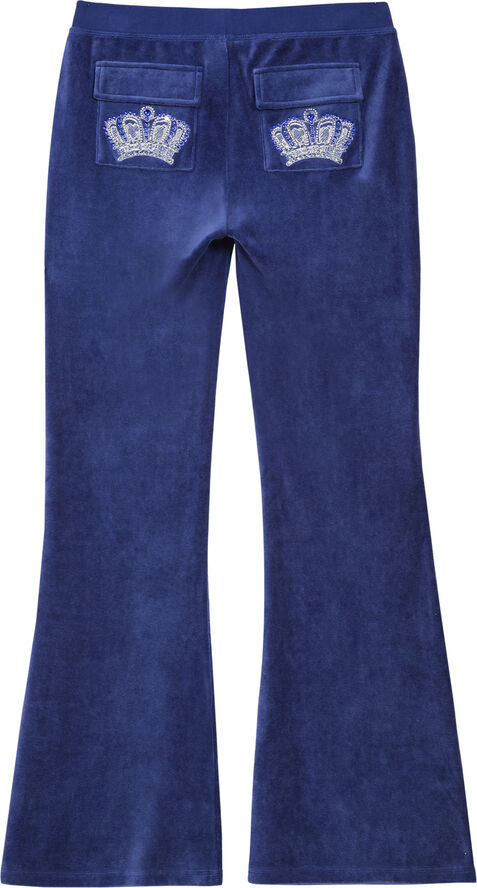 Juicy Couture HERITAGE CROWN CAISA LOW RISE PANT Blue depths