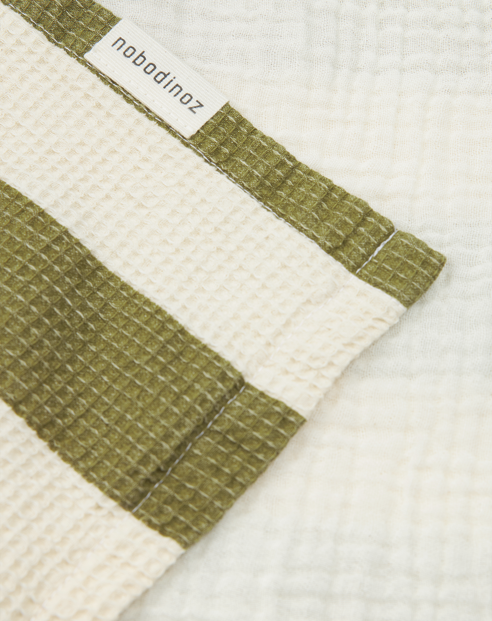 Poncho de plage 3-6y doublure en gaze de coton portofino | Vert